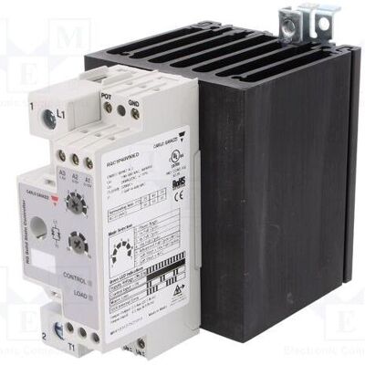 Carlo Gavazzi Relais : à semi-conducteurs Commande : 0÷5 V CC, 50 A, 190÷550 V CA, RGC1P, monophasé, Relai Carlo Gavazzi Relais : à semi-conducteurs Commande : 0÷5 V CC, 50 A, 190÷550 V CA, RGC1P, monophasé, Relai