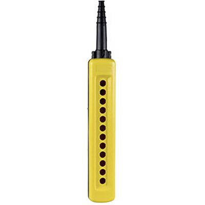 Schneider Electric XACA12 - Boîtier de contrôle IP65 - Jaune - 12 trous Schneider Electric XACA12 - Boîtier de contrôle IP65 - Jaune - 12 trous