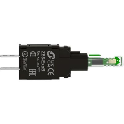 Schneider Electric ZB6EB4B Voyant LED Rouge - Série Harmony XB6 Schneider Electric ZB6EB4B Voyant LED Rouge - Série Harmony XB6