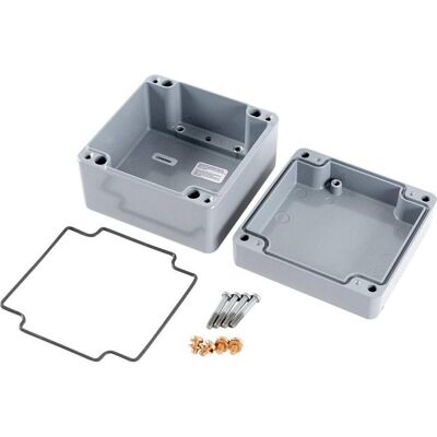 Boîtier Hammond Electronics 1590Z090GY en Aluminium - Étanchéité IP68 Boîtier Hammond Electronics 1590Z090GY en Aluminium - Étanchéité IP68