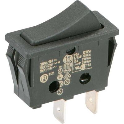 Bachmann 924.091 Interrupteur électrique Rocker switch 1P Noir, Bouton + interrupteur, Noir Bachmann 924.091 Interrupteur électrique Rocker switch 1P Noir, Bouton + interrupteur, Noir