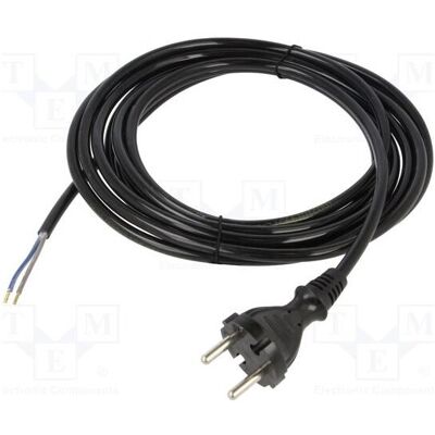 Plastrol, Rallonge, Câble H05BQ-F 2 × 1 mm², fiche CEE 7/17 (C), câbles PUR 4 m, noirs (4 m, CEE 7/17) Plastrol, Rallonge, Câble H05BQ-F 2 × 1 mm², fiche CEE 7/17 (C), câbles PUR 4 m, noirs (4 m, CEE 7/17)