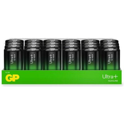 GP Batteries 13AUP-S24/ LR20/ Pile ULTRA PLUS - 24 Packs (24 pcs, D), Batteries + piles GP Batteries 13AUP-S24/ LR20/ Pile ULTRA PLUS - 24 Packs (24 pcs, D), Batteries + piles
