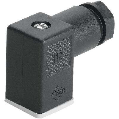 Festo, Prise de courant, Connecteur coudé de type C, 300 V CC, 250 V CA, IP65 Festo, Prise de courant, Connecteur coudé de type C, 300 V CC, 250 V CA, IP65