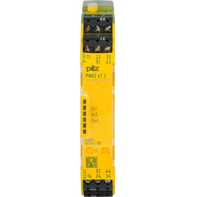 Extension de relais de sécurité Pilz 750177 - 24V DC, 4 NO, 1 NC Extension de relais de sécurité Pilz 750177 - 24V DC, 4 NO, 1 NC