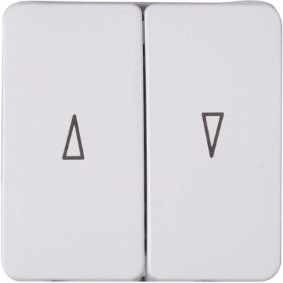 Kopp Bascule 2t store arkws glz flèches symbole flèches, Bouton + interrupteur, Blanc Kopp Bascule 2t store arkws glz flèches symbole flèches, Bouton + interrupteur, Blanc
