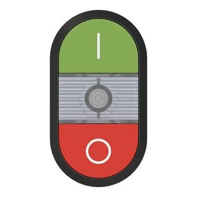 ABB Tête MPD2 - Oval, 22,5mm, Rouge & Vert - Bouton-poussoir ABB Tête MPD2 - Oval, 22,5mm, Rouge & Vert - Bouton-poussoir