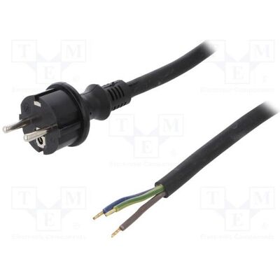 Plastrol, Rallonge, Câble de raccordement avec connecteur PP-40H, 2 m, H07RN-F 3x2,5, IP44 - W-97217 (2 m, CEE 7/7) Plastrol, Rallonge, Câble de raccordement avec connecteur PP-40H, 2 m, H07RN-F 3x2,5, IP44 - W-97217 (2 m, CEE 7/7)