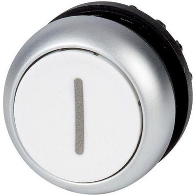 Eaton Actionneur, poussoir, blanc, affleurant 'I'., Bouton + interrupteur, Blanc Eaton Actionneur, poussoir, blanc, affleurant 'I'., Bouton + interrupteur, Blanc