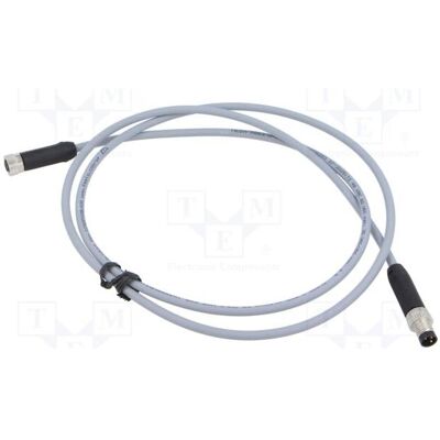 Festo Câble : pour capteurs/automatisation. Brochage : 3 broches droites, fiche de 1 m, 60 V CC, Câble + prise électronique, Gris Festo Câble : pour capteurs/automatisation. Brochage : 3 broches droites, fiche de 1 m, 60 V CC, Câble + prise électronique, Gris