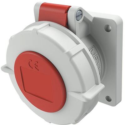 Mennekes, Prise de courant, MEN 1712 16A4P 6H400V Prise en saillie TwinCONTACT IP67 Mennekes, Prise de courant, MEN 1712 16A4P 6H400V Prise en saillie TwinCONTACT IP67