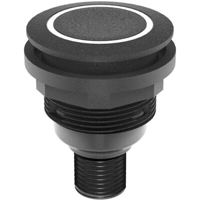 Schlegel SSWTLRRIC005 - Bouton-poussoir - 1 S noir, anneau LED rouge, Bouton + interrupteur, Noir Schlegel SSWTLRRIC005 - Bouton-poussoir - 1 S noir, anneau LED rouge, Bouton + interrupteur, Noir