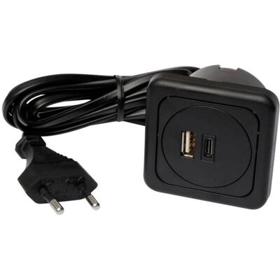 interBär 9016-014.81 Prise de charge USB - prise électrique interBär 9016-014.81 Prise de charge USB - prise électrique