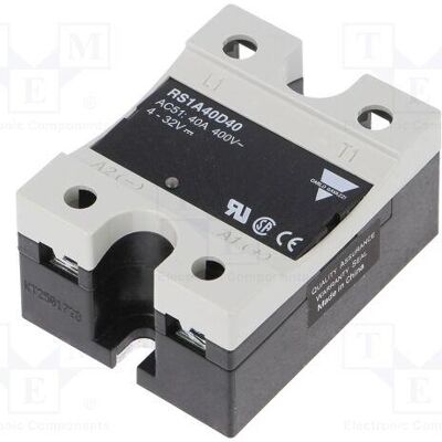 Carlo Gavazzi Relais : à semi-conducteurs Ucntrl : 4÷32 V CC, 40 A, 42÷440 V CA, RS1 monophasé, Relai Carlo Gavazzi Relais : à semi-conducteurs Ucntrl : 4÷32 V CC, 40 A, 42÷440 V CA, RS1 monophasé, Relai