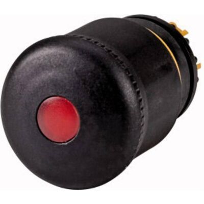 Bouton d'arrêt Eaton M22S-PVL - IP66/IP69K, Éclairé, 22mm Bouton d'arrêt Eaton M22S-PVL - IP66/IP69K, Éclairé, 22mm