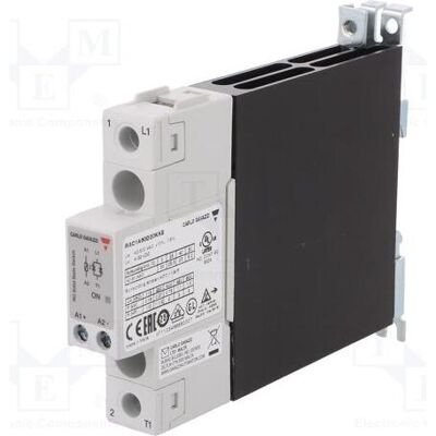 Carlo Gavazzi Relais : à semi-conducteurs Ucntrl : 4÷32 V CC, 23 A 42÷600 V CA RGC1 monophasé, Relai Carlo Gavazzi Relais : à semi-conducteurs Ucntrl : 4÷32 V CC, 23 A 42÷600 V CA RGC1 monophasé, Relai