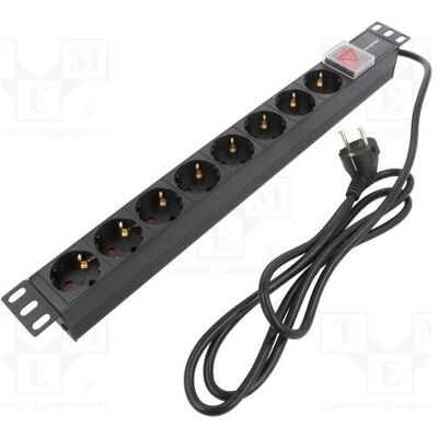 Qoltec, Multiprise, 54469 (8x, CEE 7/4, 2 m) Qoltec, Multiprise, 54469 (8x, CEE 7/4, 2 m)