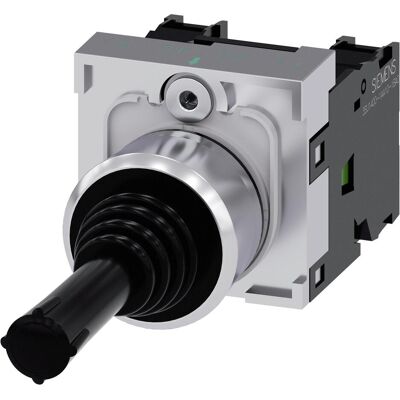 Siemens 3SU1150-7AA88-1NA0 Commutateur de coordonnées 22mm rond, Bouton + interrupteur, Noir Siemens 3SU1150-7AA88-1NA0 Commutateur de coordonnées 22mm rond, Bouton + interrupteur, Noir