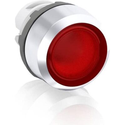 ABB Présentation du bouton-poussoir lumineux, Bouton + interrupteur, Rouge ABB Présentation du bouton-poussoir lumineux, Bouton + interrupteur, Rouge