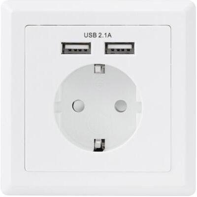 Sygonix SY-5045294 Prise Murale - Sécurité enfant, USB, IP20 Sygonix SY-5045294 Prise Murale - Sécurité enfant, USB, IP20