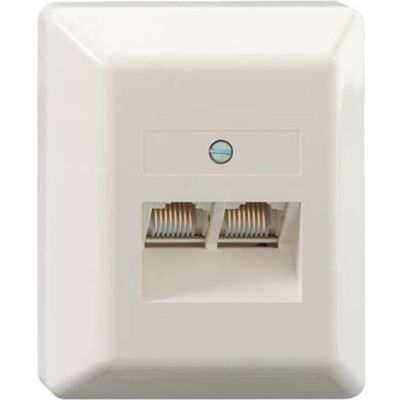 Rutenbeck UAE 2x8(8) Ap rw Prise réseau - Prise réseau Rutenbeck UAE 2x8(8) Ap rw Prise réseau - Prise réseau