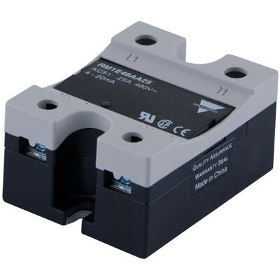 Relpol Relais : à semi-conducteurs Icntrl : 4÷20 mA, 50 A, 90÷280 V CA, RM1E, monophasé, Relai Relpol Relais : à semi-conducteurs Icntrl : 4÷20 mA, 50 A, 90÷280 V CA, RM1E, monophasé, Relai