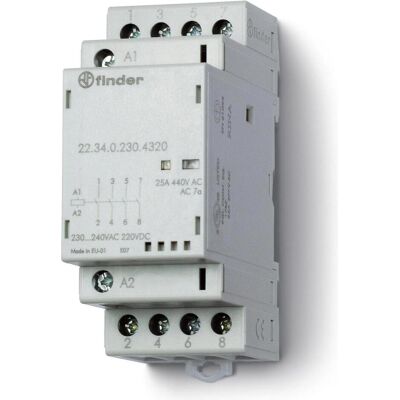Finder Schütze Serie 22 3S + 1Ö, 25A 24V, Relai Finder Schütze Serie 22 3S + 1Ö, 25A 24V, Relai
