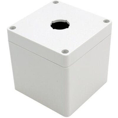 Hammond sal Boîtier étanche à bouton-poussoir de 22,5 mm en polycarbonate (Boîtier), Accessoires électroniques + boîtier, Gris Hammond sal Boîtier étanche à bouton-poussoir de 22,5 mm en polycarbonate (Boîtier), Accessoires électroniques + boîtier, Gris