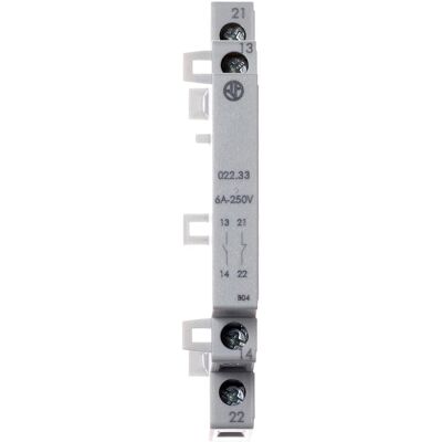 Finder 022.33 Interrupteur auxiliaire pour série 22.32/22.34 - 2 NO 6A Finder 022.33 Interrupteur auxiliaire pour série 22.32/22.34 - 2 NO 6A