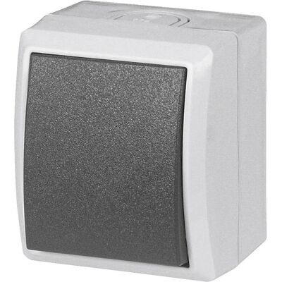 REV, Prise de courant, Prise de courant complète avec couvercle rabattable AquaForm gris clair 0511581777 REV, Prise de courant, Prise de courant complète avec couvercle rabattable AquaForm gris clair 0511581777