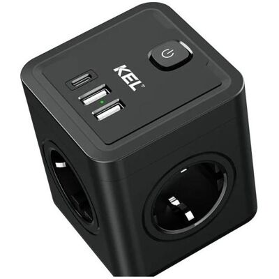 Plastrol, Multiprise, Rozgałeźniki 4x2p+Z oraz 2xUSB-A, 1xuSB-C Schuko, KEL (4x, CEE 7/4, USB-A, USB-C) Plastrol, Multiprise, Rozgałeźniki 4x2p+Z oraz 2xUSB-A, 1xuSB-C Schuko, KEL (4x, CEE 7/4, USB-A, USB-C)
