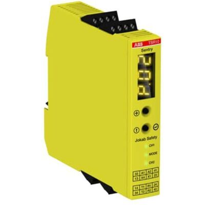 Relais de sécurité ABB Jokab TSR10 - 2 canaux, 24V DC, ISO 13849-1 Cat. 4 Relais de sécurité ABB Jokab TSR10 - 2 canaux, 24V DC, ISO 13849-1 Cat. 4