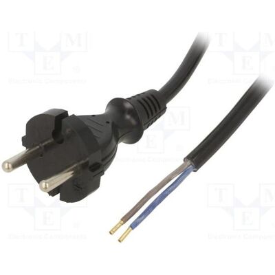 Plastrol, Rallonge, Câble H05BQ-F 2 × 1 mm², fiche CEE 7/17 (C), câbles PUR 3,8 m, noirs (3.80 m, CEE 7/17) Plastrol, Rallonge, Câble H05BQ-F 2 × 1 mm², fiche CEE 7/17 (C), câbles PUR 3,8 m, noirs (3.80 m, CEE 7/17)
