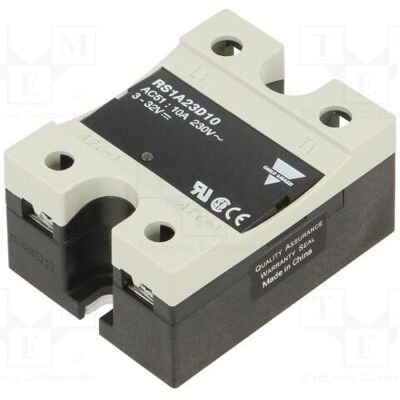 Carlo Gavazzi Relais : à semi-conducteurs Ucntrl : 3÷32 V CC, 10 A, 42÷265 V CA, RS1 monophasé, Relai Carlo Gavazzi Relais : à semi-conducteurs Ucntrl : 3÷32 V CC, 10 A, 42÷265 V CA, RS1 monophasé, Relai