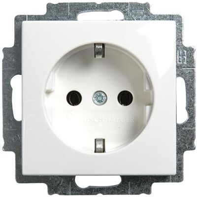 Busch-Jaeger, Prise de courant, Grossverpackung 100er 20 EUC-914 BULK SCHUKO Einsatz+Abdeckung getrennt verp. Busch-Jaeger, Prise de courant, Grossverpackung 100er 20 EUC-914 BULK SCHUKO Einsatz+Abdeckung getrennt verp.