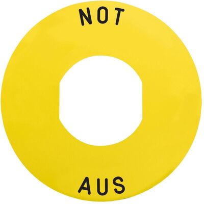APC Panneau D 60mm jaune Arrêt d'urgence ZBY9260, Bouton + interrupteur, Jaune APC Panneau D 60mm jaune Arrêt d'urgence ZBY9260, Bouton + interrupteur, Jaune