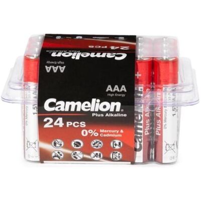 Camelion Pile micro (AAA) alcaline Ma (24 pcs, AAA, 1200 mAh), Batteries + piles Camelion Pile micro (AAA) alcaline Ma (24 pcs, AAA, 1200 mAh), Batteries + piles