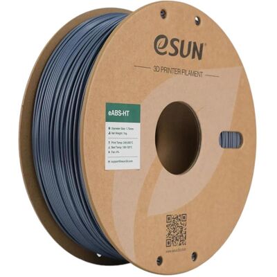 eSUN eABS-HT Filament gris haute température 1.75mm 1Kg (ABS, 1.75 mm, 1000 g), Filament 3D, Gris eSUN eABS-HT Filament gris haute température 1.75mm 1Kg (ABS, 1.75 mm, 1000 g), Filament 3D, Gris