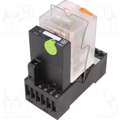 Relpol Module d'automatisation : minuterie 1 s à 10 jours, 3PDT, 250 V CA/10 A, PIR15, IP20, Relai Relpol Module d'automatisation : minuterie 1 s à 10 jours, 3PDT, 250 V CA/10 A, PIR15, IP20, Relai