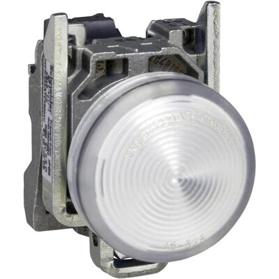 Schneider Electric Voyant lumineux LED 48-120VAC blanc XB4BVG1, Bouton + interrupteur, Argent, Blanc Schneider Electric Voyant lumineux LED 48-120VAC blanc XB4BVG1, Bouton + interrupteur, Argent, Blanc