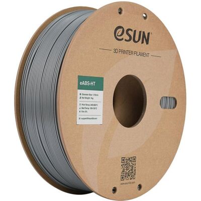 eSUN EABS-HT 1,75mm LIGHT GREY 1kg (ABS, 1.75 mm, 1000 g), Filament 3D, Gris eSUN EABS-HT 1,75mm LIGHT GREY 1kg (ABS, 1.75 mm, 1000 g), Filament 3D, Gris
