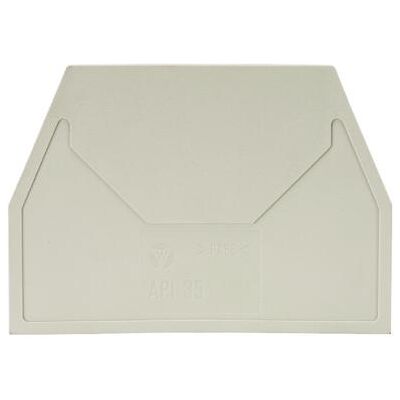 Wieland Plaque d'extrémité API 35/V0 Plaque d'extrémité et intermédiaire pour bornier 4015573570849, Accessoires électroniques + boîtier, Gris Wieland Plaque d'extrémité API 35/V0 Plaque d'extrémité et intermédiaire pour bornier 4015573570849, Accessoires électroniques + boîtier, Gris