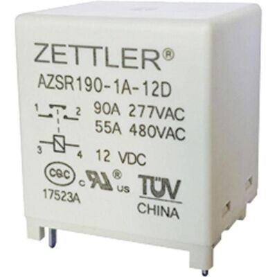 Zettler Electronics AZSR190T-1A-24DL Relais - 24 V/DC, 1 NO, 1 Pièce Zettler Electronics AZSR190T-1A-24DL Relais - 24 V/DC, 1 NO, 1 Pièce