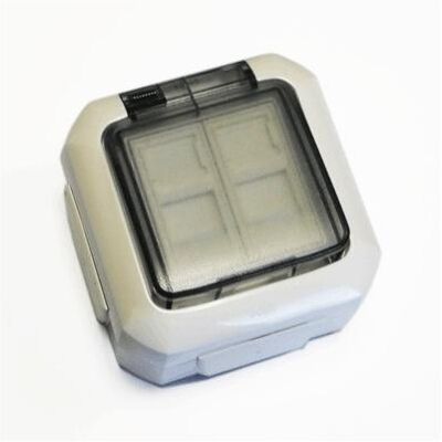 ABB, Prise de courant, Datovà zásuvka OUTDOOR IP54 STP CAT5E 2xRJ45 ABB, Prise de courant, Datovà zásuvka OUTDOOR IP54 STP CAT5E 2xRJ45