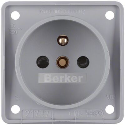 Berker, Prise de courant, Prise individuelle Integro Flow avec Berker, Prise de courant, Prise individuelle Integro Flow avec