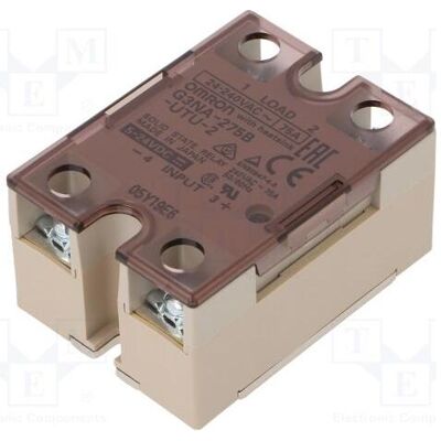 Omron Relais : à semi-conducteurs Commande : 5÷24 V CC, 75 A 24÷240 V CA, G3NA, monophasé, Relai Omron Relais : à semi-conducteurs Commande : 5÷24 V CC, 75 A 24÷240 V CA, G3NA, monophasé, Relai