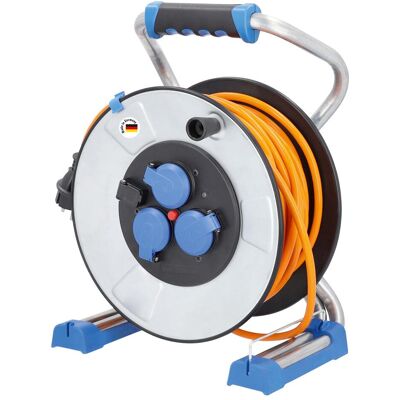 As - Schwabe, Enrouleur à câble, Tambour de câble métallique avec isolation de protection (50 m, 1.50 mm²² mm) As - Schwabe, Enrouleur à câble, Tambour de câble métallique avec isolation de protection (50 m, 1.50 mm²² mm)