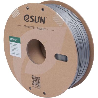 eSUN EABS-GF 1,75mm SILVER 1kg (ABS, 1.75 mm, 1000 g), Filament 3D, Argent, Gris eSUN EABS-GF 1,75mm SILVER 1kg (ABS, 1.75 mm, 1000 g), Filament 3D, Argent, Gris