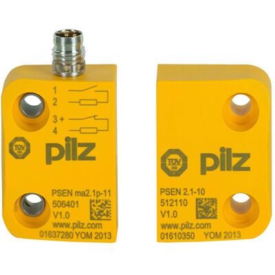 Pilz Non Contact Safety Switch, 3mm, with LED, Relai Pilz Non Contact Safety Switch, 3mm, with LED, Relai