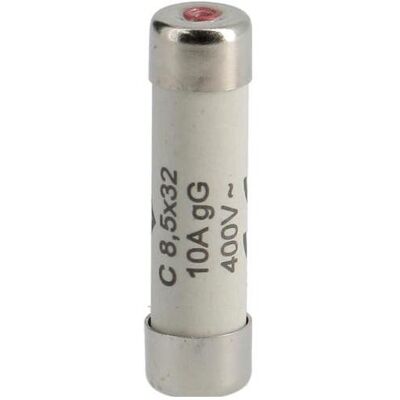 Hager HAG L8532C10 Fusible 8,5x32mm C 10A, Accessoires électroniques + boîtier Hager HAG L8532C10 Fusible 8,5x32mm C 10A, Accessoires électroniques + boîtier